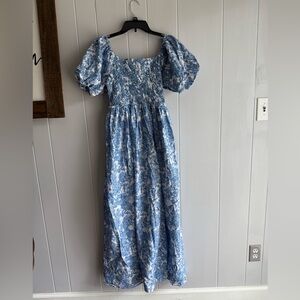 Simply Southern Blue and White Maxi Dress